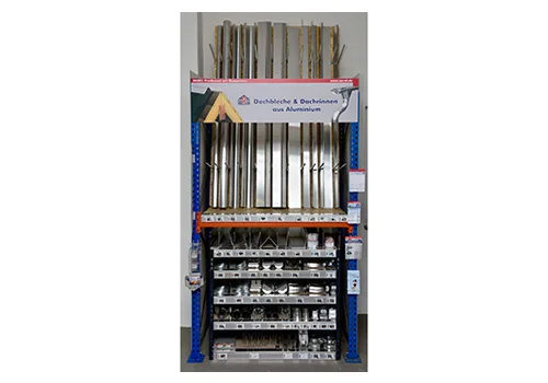 Dachbleche / Dachrinnen - Kompaktregal